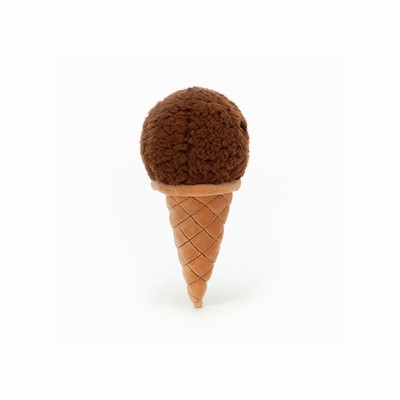 Jellycat Irresistible Ice Cream Chocolate UK | 53610MTXY
